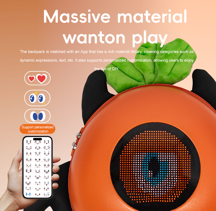 Nealtican Led Pumpkin Backpack