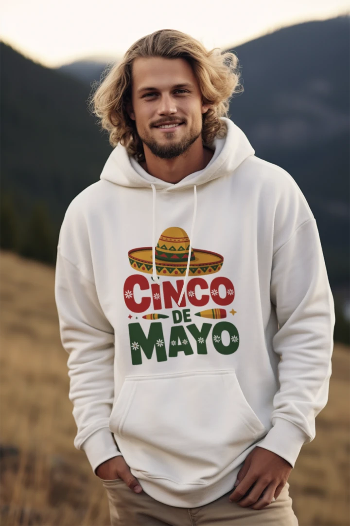 Men Hoodie Cinco De Mayo