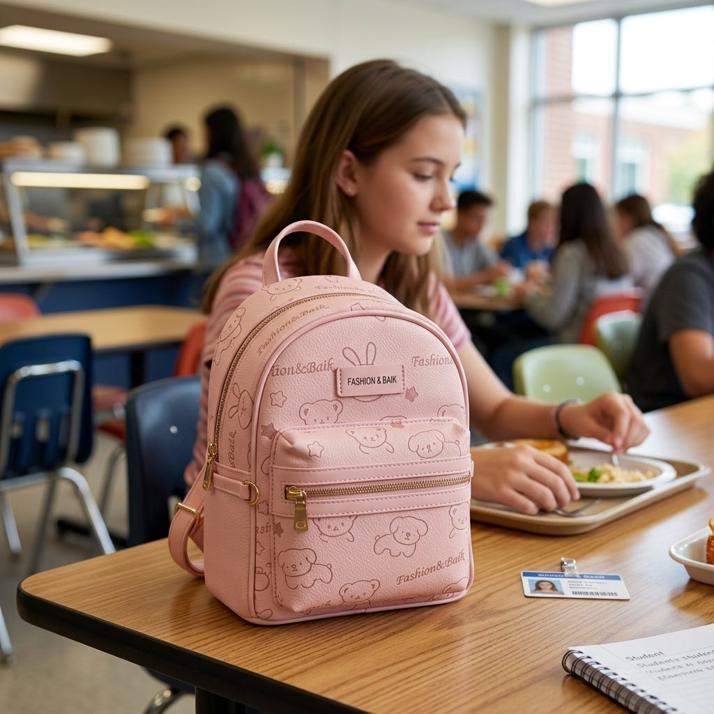 Pink Bunny Mini Backpack