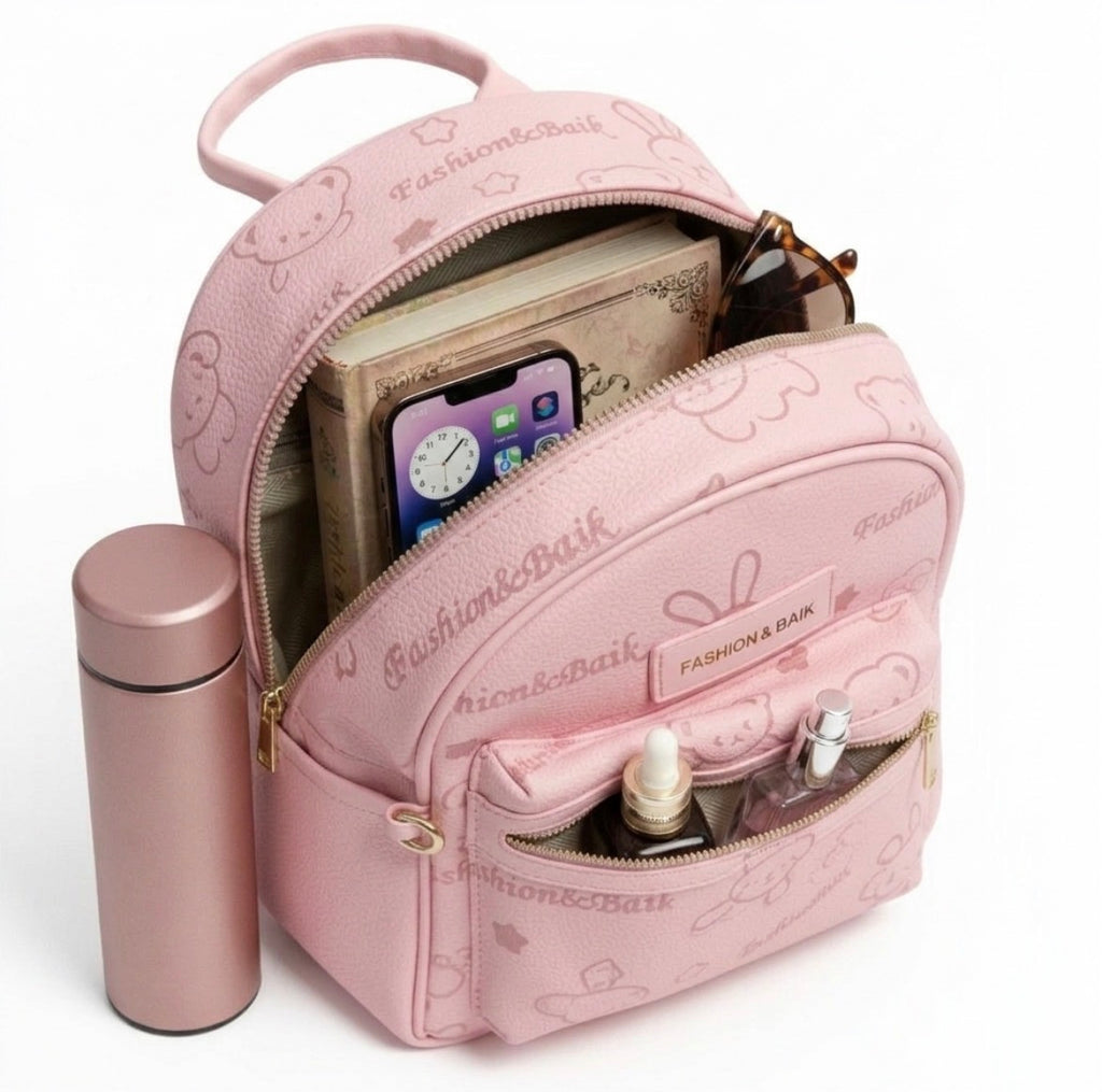 Pink Bunny Mini Backpack