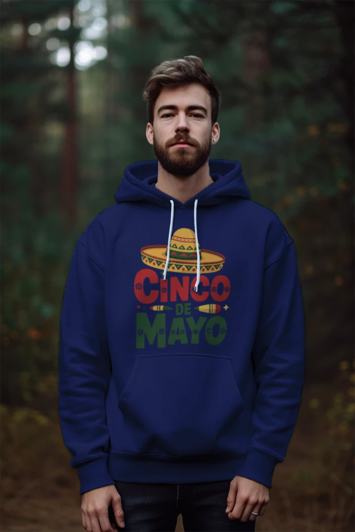 Men Hoodie Cinco De Mayo