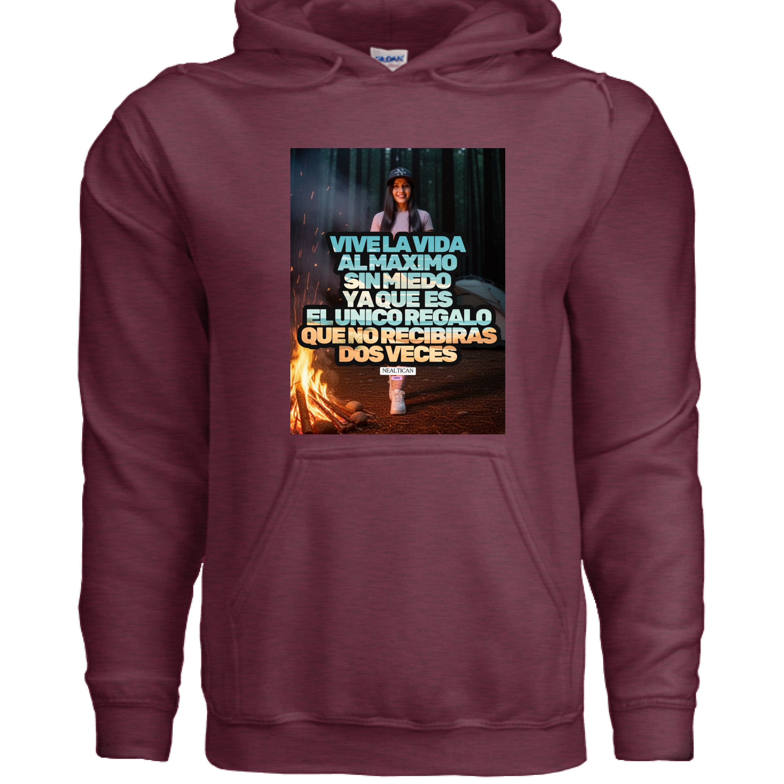 Heather Sport Dark Maroon - FRONT