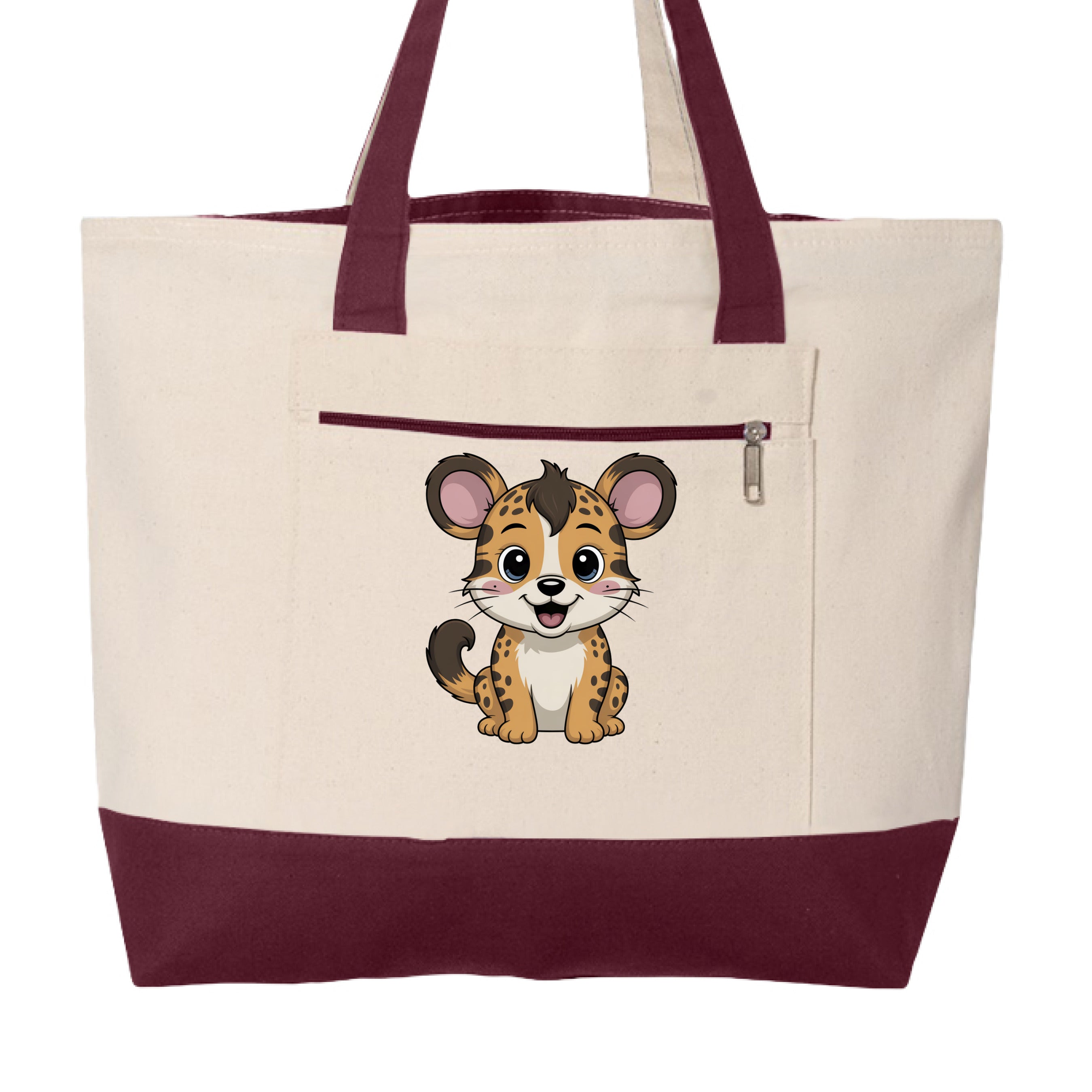 Natural/ Maroon - FRONT