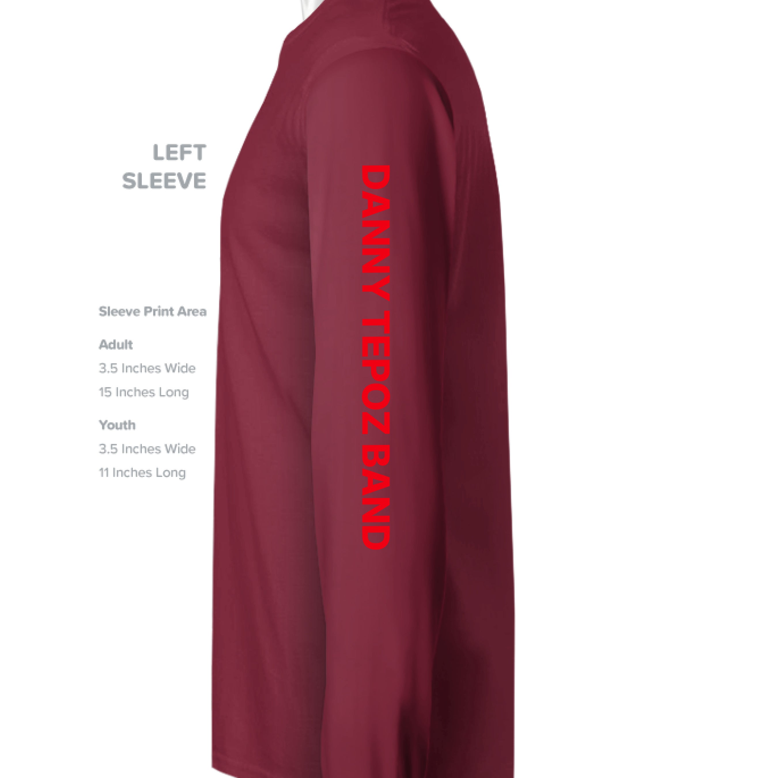 CARDINAL RED - SLEEVE_LEFT