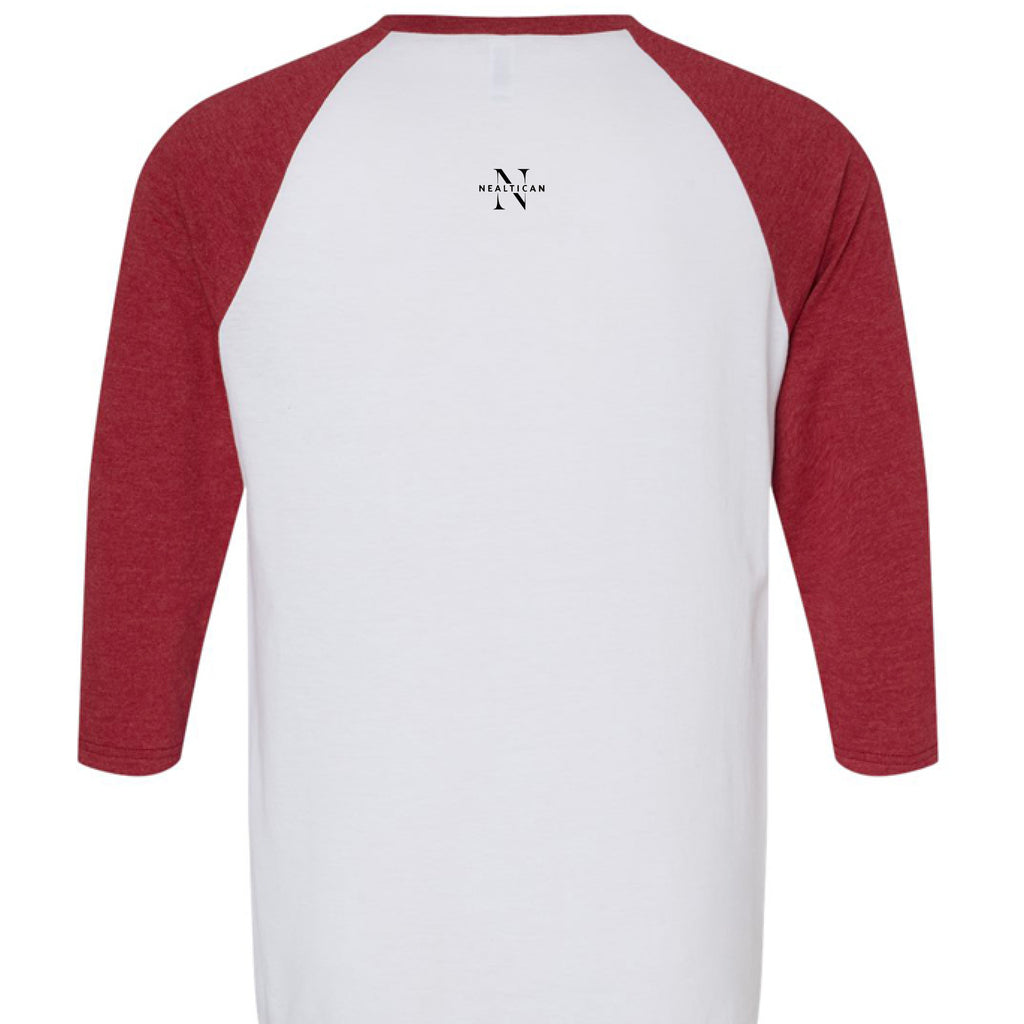 White/ Heather Cardinal - BACK