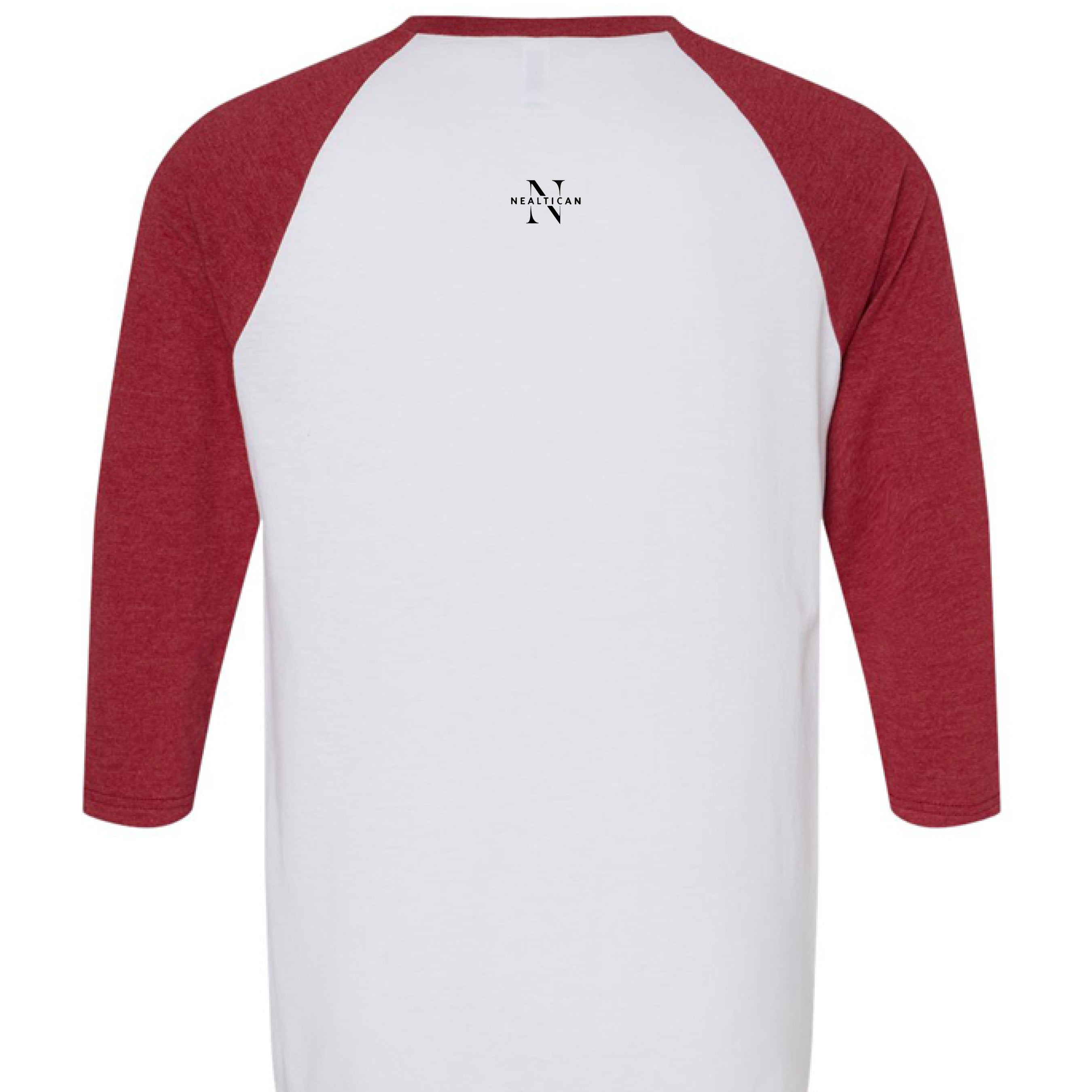 White/ Heather Cardinal - BACK