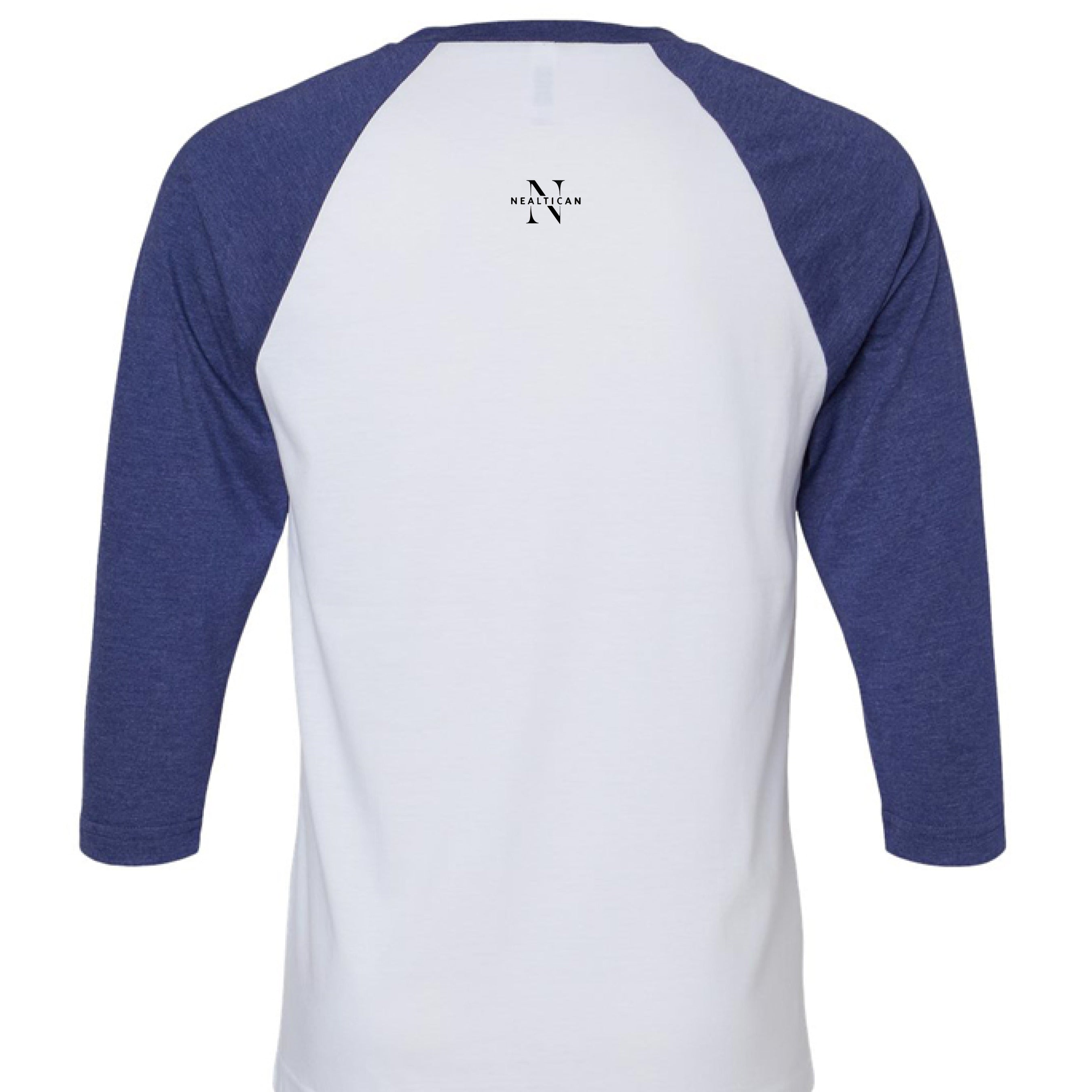 White/ Heather Indigo - BACK