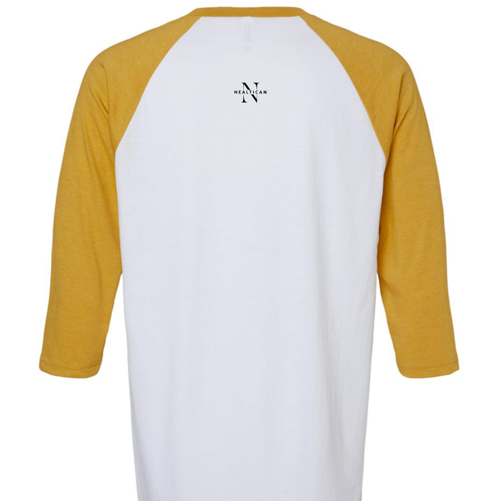 White/ Heather Mustard - BACK