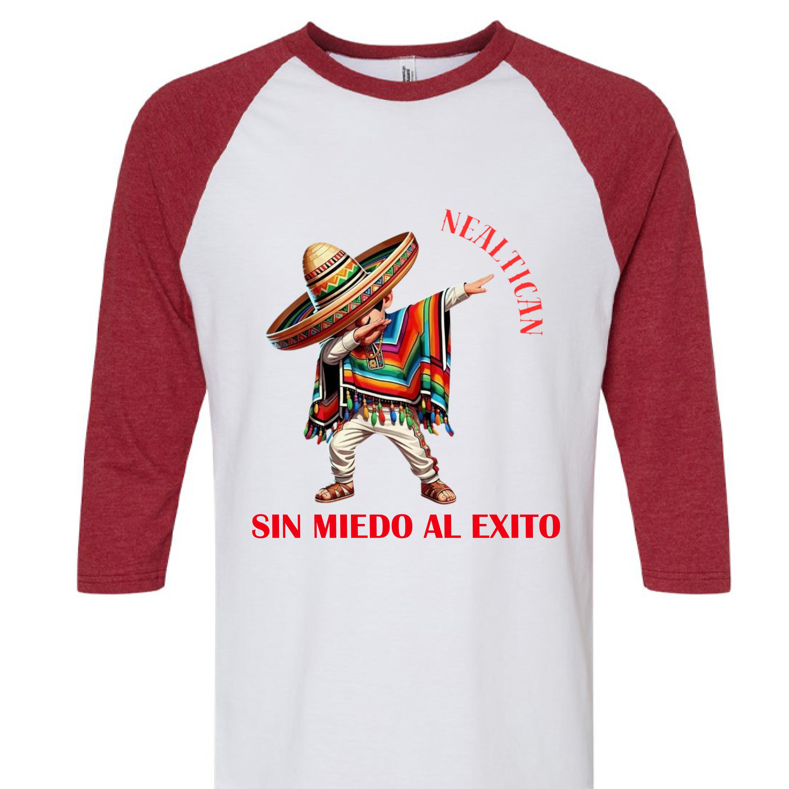 White/ Heather Cardinal - FRONT